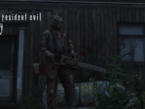Dr. Salvador (Chainsaw man) + chainsaw - Resident Evil 4 - [Add-On Ped] 1.0