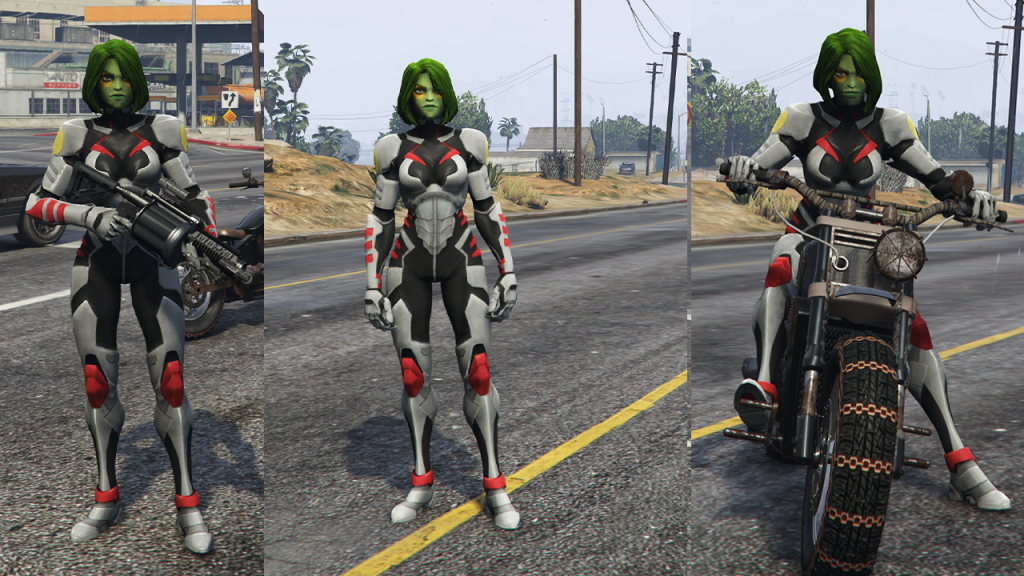 Gamora Marvel [Add-On Ped / FiveM] 1.0
