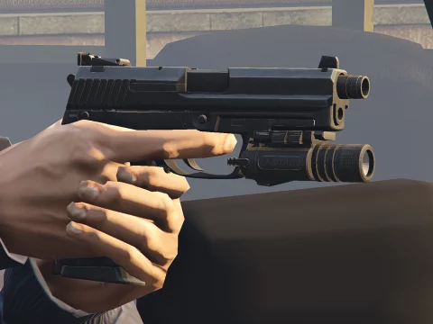 HK USP-45 Tactical from EFT [Animated | Replace] 1.0