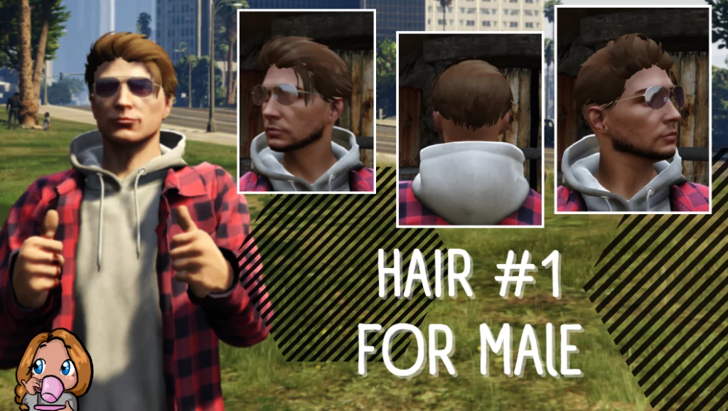 Hair #01 for MP Male 1.0