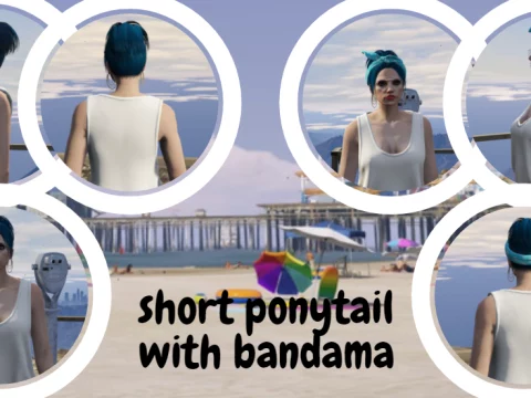 Hair with bandana for MP Female 1.0