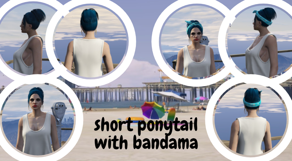 Hair with bandana for MP Female 1.0