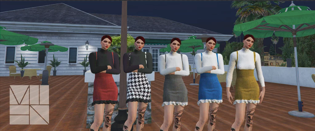 Knit Dress for MP Female 1.0