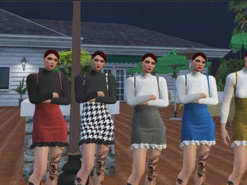 Knit Dress for MP Female 1.0