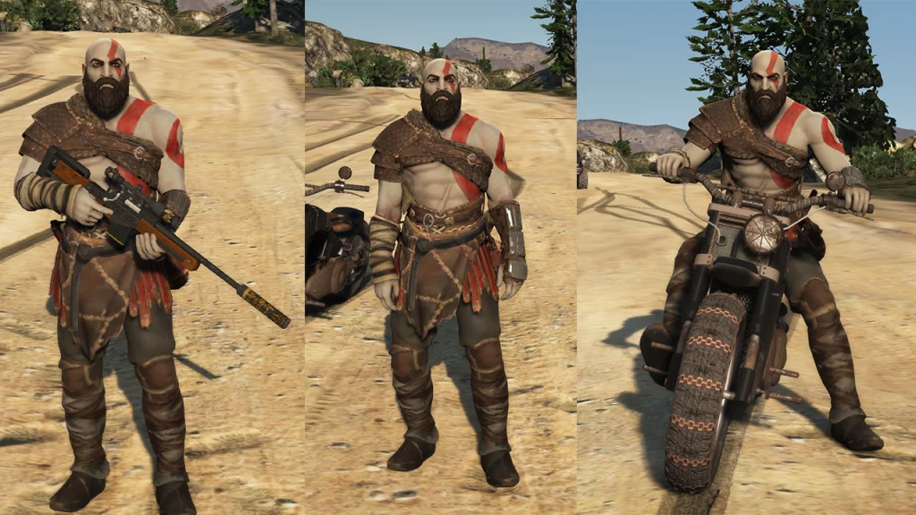 Kratos fortnite [Add-On Ped / FiveM] 1.0