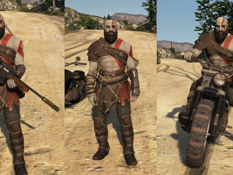 Kratos fortnite [Add-On Ped / FiveM] 1.0