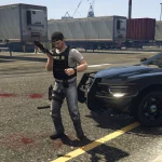 LSPD Bulletproof vest retexture for EUP 1.0