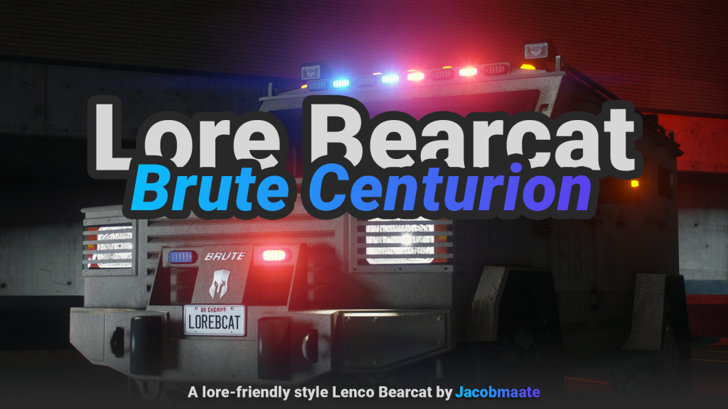 Lore Friendly Lenco Bearcat: Brute Centurion [Add-On / FiveM | Template] 