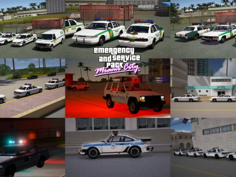 Miami Emergency And Service Pack [ Add-on | Non-els | Lods ] 1.0