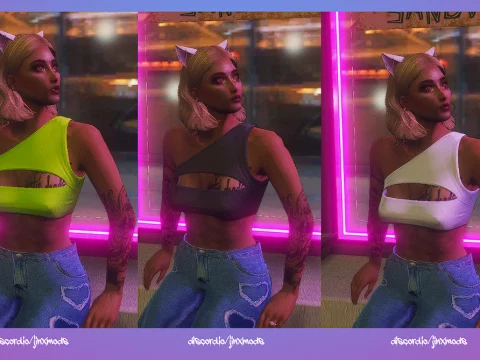 One Shoulder Top for MP Female 1.0