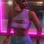One Shoulder Top for MP Female 1.0