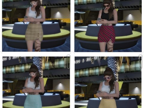 Plaid Skirt for MP Female 1.0