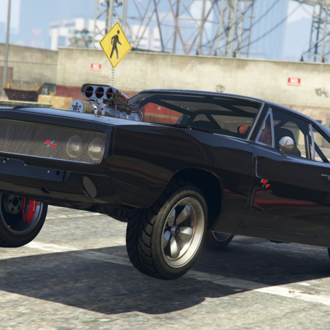 Realistic Handling for Dom's Charger 1.8 – GTA 5 mod