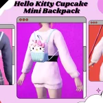Sanrio Hello Kitty Cupcake Mini Backpack For MP Female 1.1