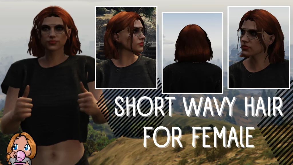 Short Wavy Hair for MP Female 1.0