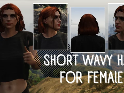 Short Wavy Hair for MP Female 1.0