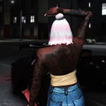 Short hair with bun for MP Female 1.0