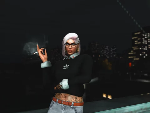 Short messy hair for MP female 1.0