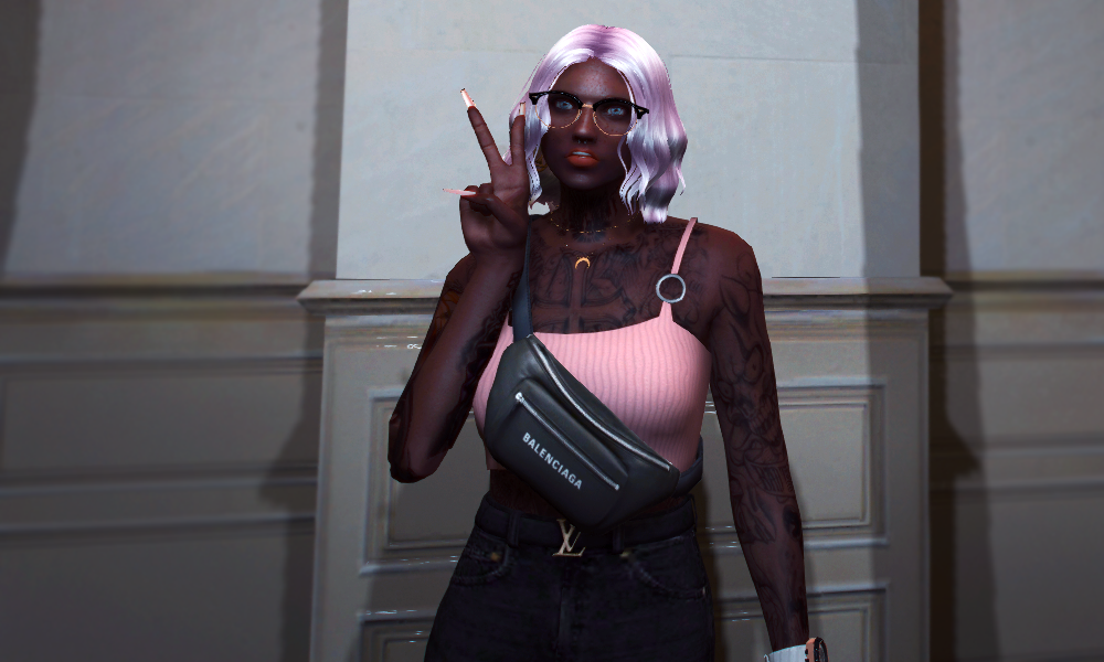Short wavy hair for MP Female 1.0 
