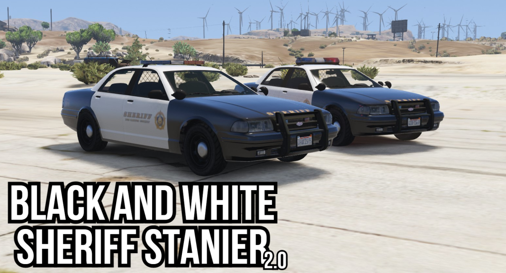 Simple Black and White Sheriff Stanier 2.1