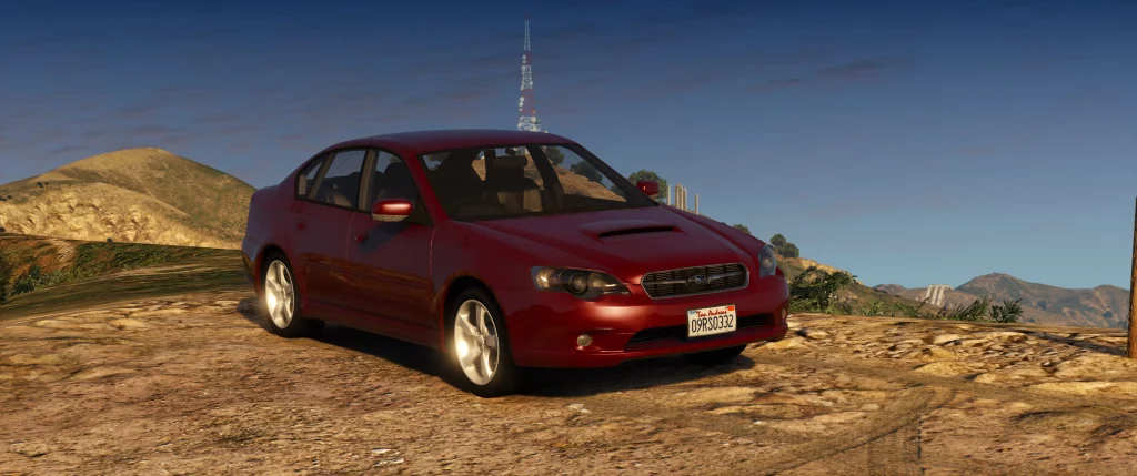 Subaru Legacy B4 (BL5) 2005 [Add-On | LODs | Sound | Tuning | Liveries | Vehfuncs] 1.01