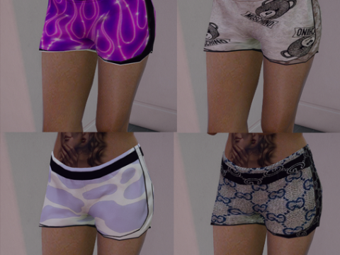 Tennis Shorts retextured for MP Female 1.2