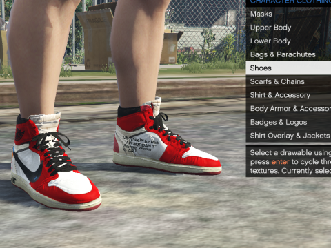"Off-white" Texutre for 1985 Jordan 1s for MP Male 1.0