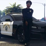 Vapid Dominator GTX Police [Add-On / FiveM | Sound | Liveries | Extras | Tuning | Call Sign System] 1.0