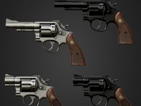 Smith & Wesson Model 15 [Animated][2K] V 2.0