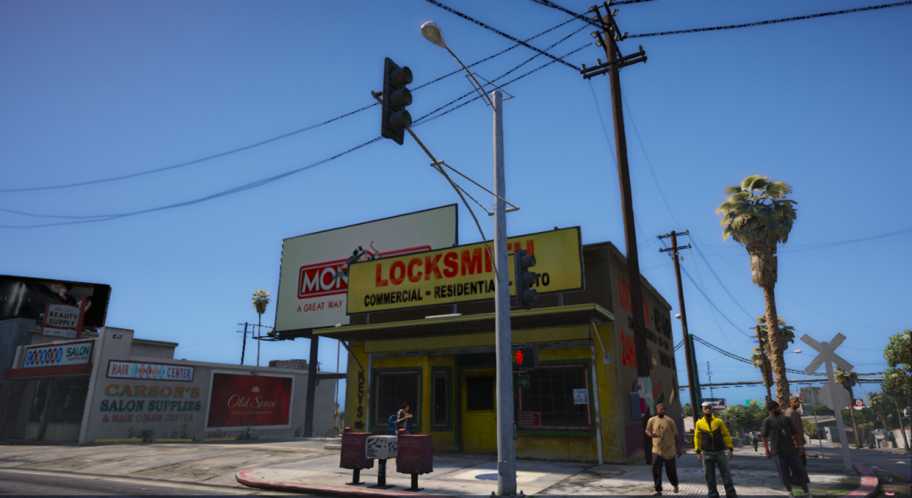 70s style signal poles 1.0