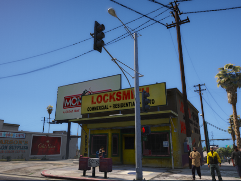 70s style signal poles 1.0