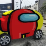 Among us livery for Dababy Car 1.1