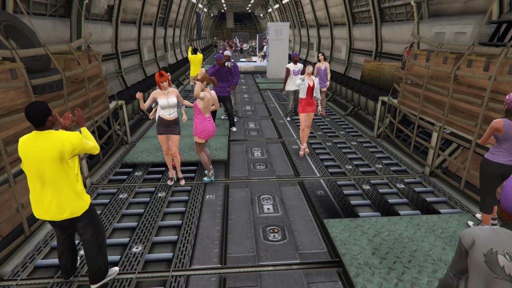 Ballas Gang Party on Cargo plane 1.0