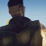 Basements Custom Flamed Denim Vest 1.0