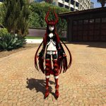 Black Rock Shooter Pack [Add-On Ped] 1.0