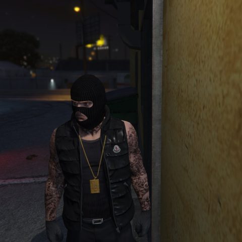 Black Skimask for Trevor 1.1 – GTA 5 mod