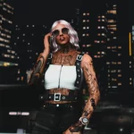 Buckle crop top for MP Female