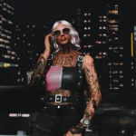 Buckle crop top for MP Female
