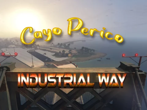 Cayo Perico - Industrial Way (Bridge) Menyoo / Ymap Final