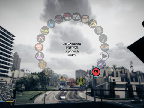 Colored Radio Wheel (The Contract DLC + Community HUD Update) 2.1