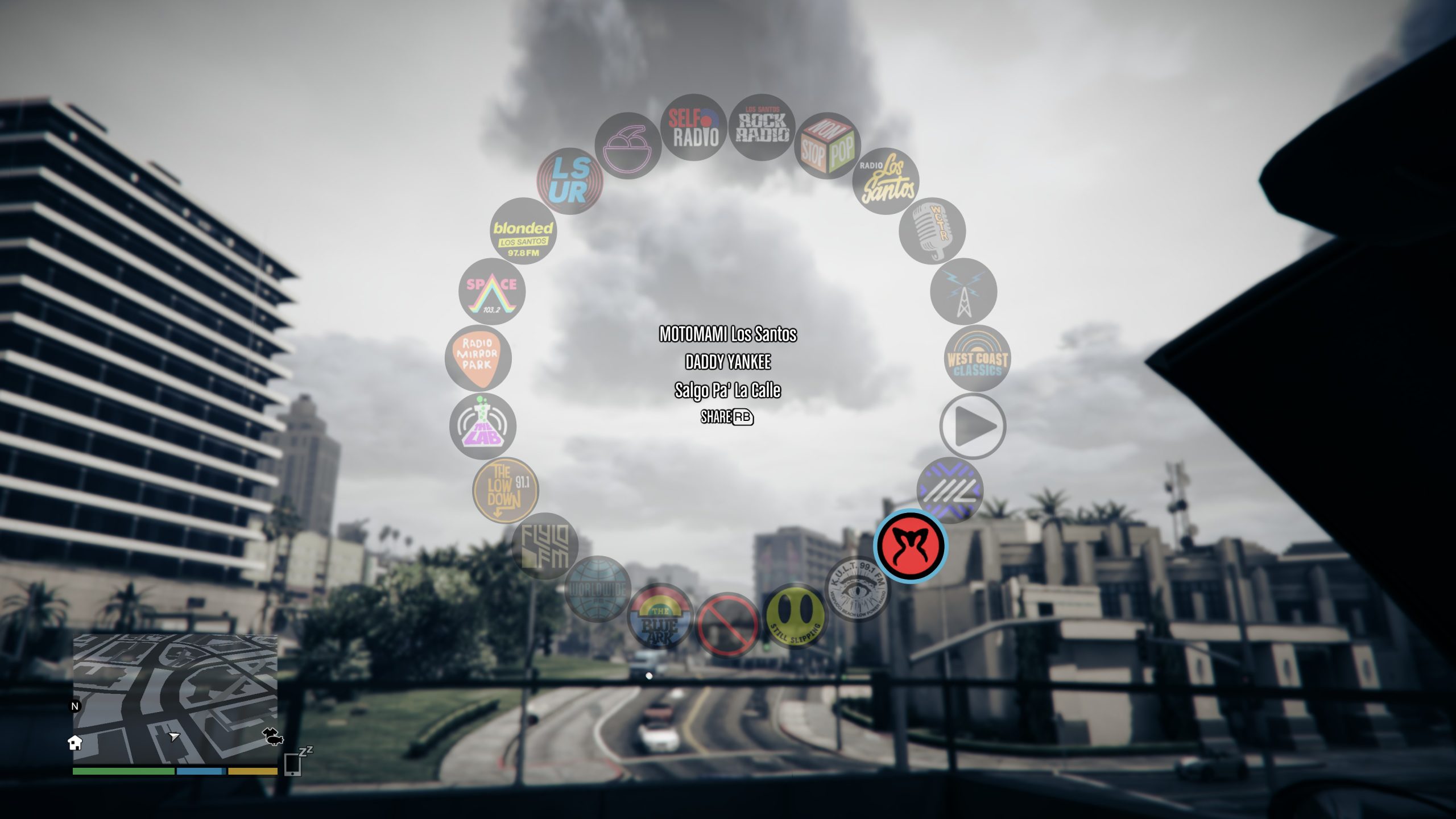 Colored Radio Wheel (The Contract DLC + Community HUD Update)  – GTA 5  mod