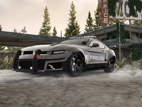 Dominator GTX Police [Add-On / FiveM] [ELS] FINAL