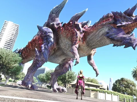Glavenus [Monster Hunter World] [Add-On Ped] 1.0