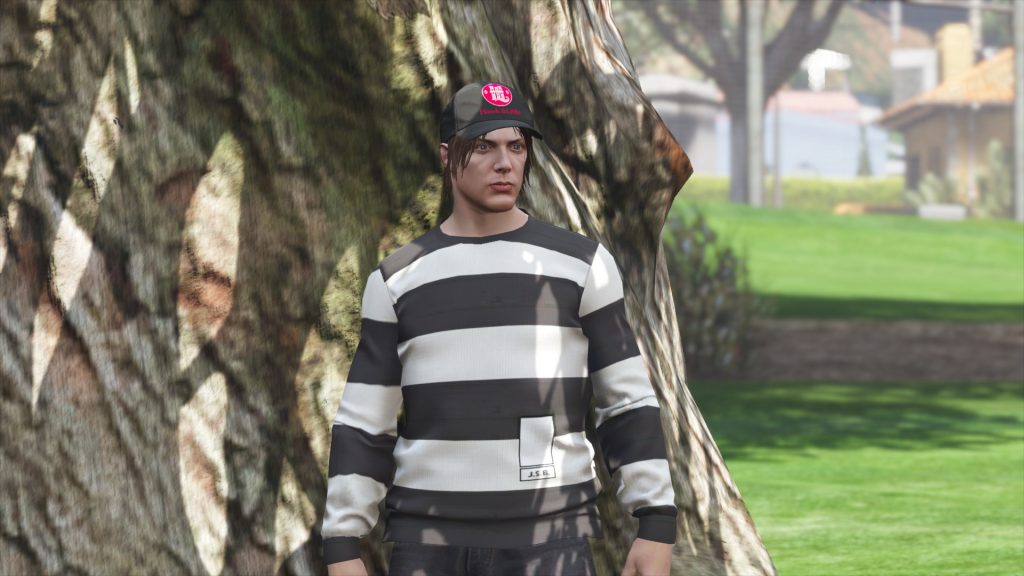 J.S.B Black & White Stripe Sweater (The Kid LAROI) 1.0