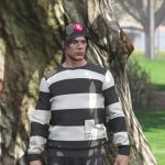 J.S.B Black & White Stripe Sweater (The Kid LAROI) 1.0