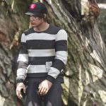 J.S.B Black & White Stripe Sweater (The Kid LAROI) 1.0