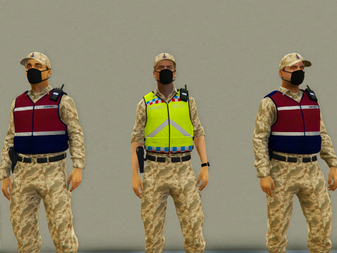 Jandarma Kamuflaj Ped [Replace] 3.0
