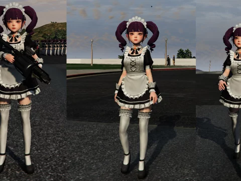 Kid Maid Girl 3 [Add-On Ped / FiveM]