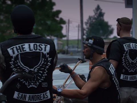 Lost MC Biker Vest (Los Santos chapter.) 1.0