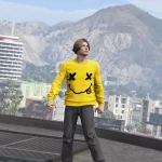 NYC Yellow Happy Dose Smiley Sweater (The Kid LAROI) 1.0